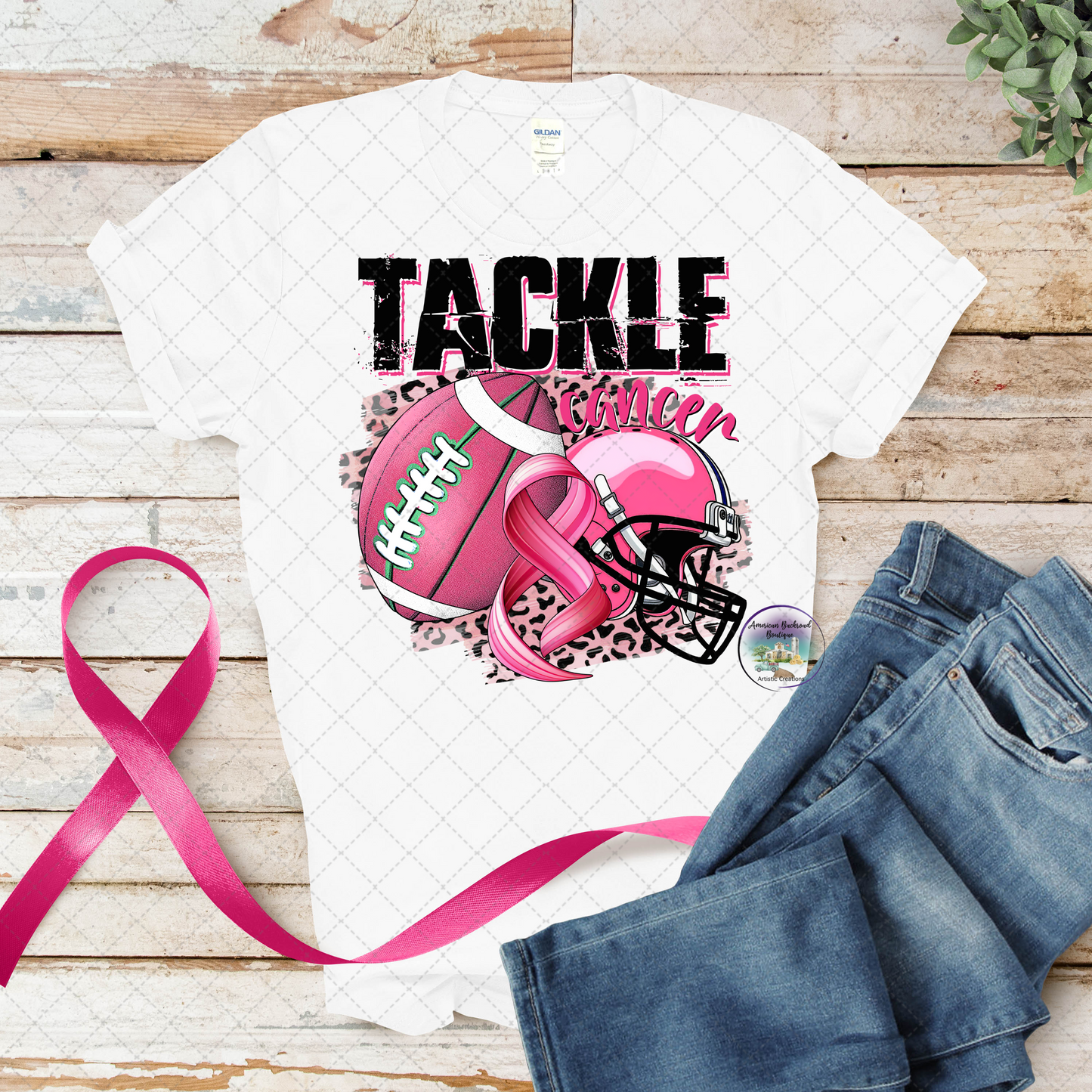 Tackle Cancer Breast Cancer T-Shirt