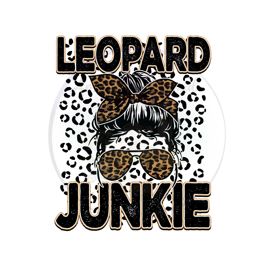 Leopard Junkie DTF Transfer "Print"