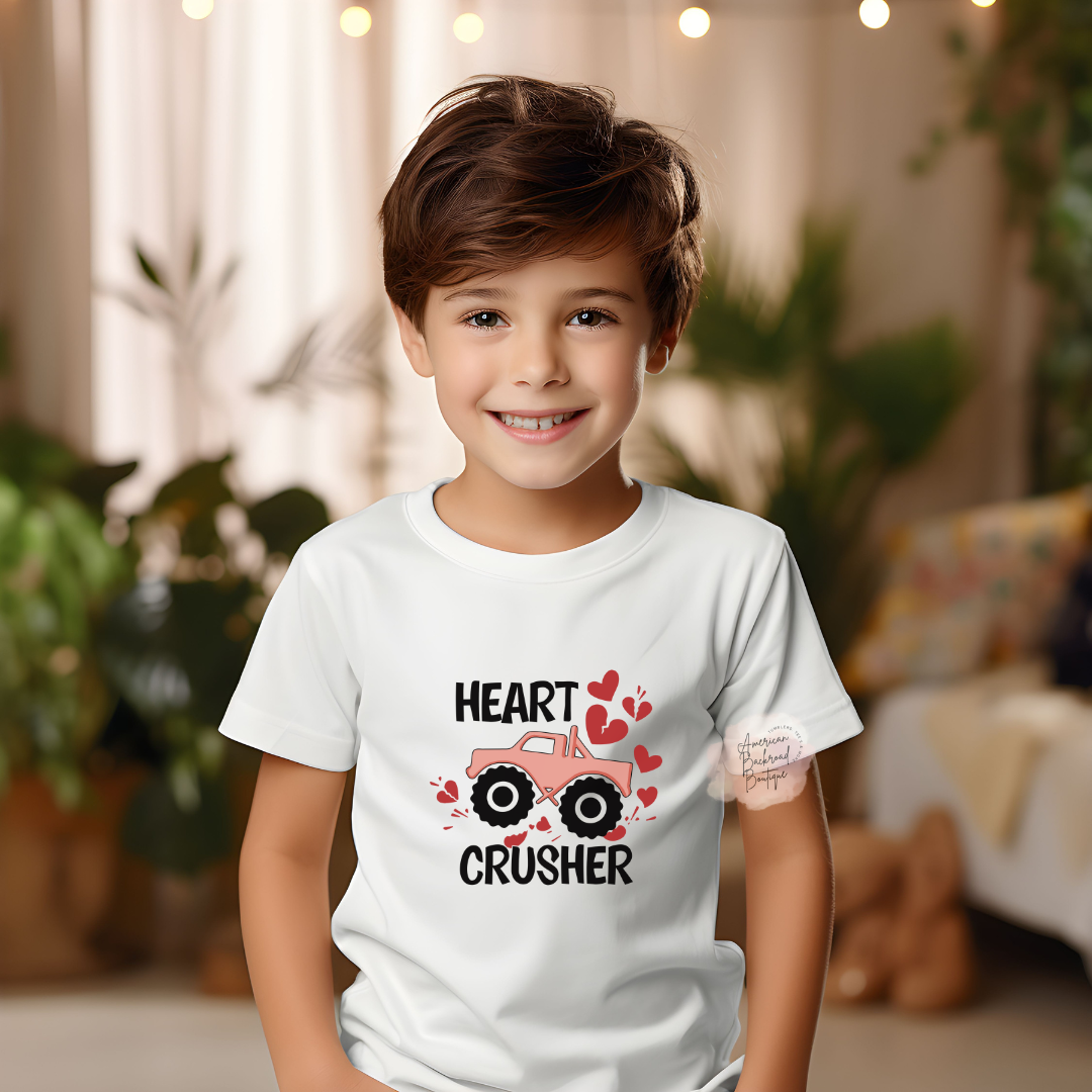 Heart Crusher Valentine Kids T-Shirt
