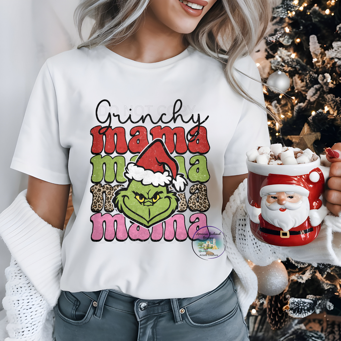 Grinchy Mama, Christmas T-Shirt/Sweatshirt